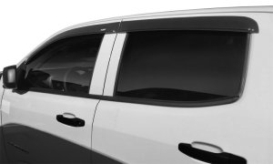 Chevrolet Colorado Ventvisors - Husky Liners - Low Profile - Smoke - `15-`24